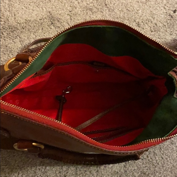 Dooney & Bourke Florentine Leather Satchel - Picture 6 of 9